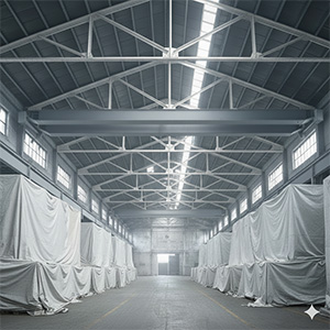 После очистки металлоконструкции