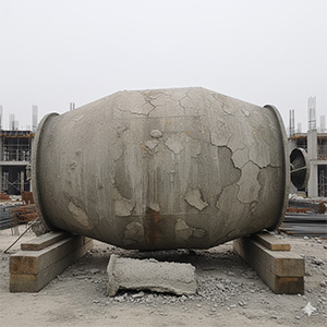 До очистки бетономешалки